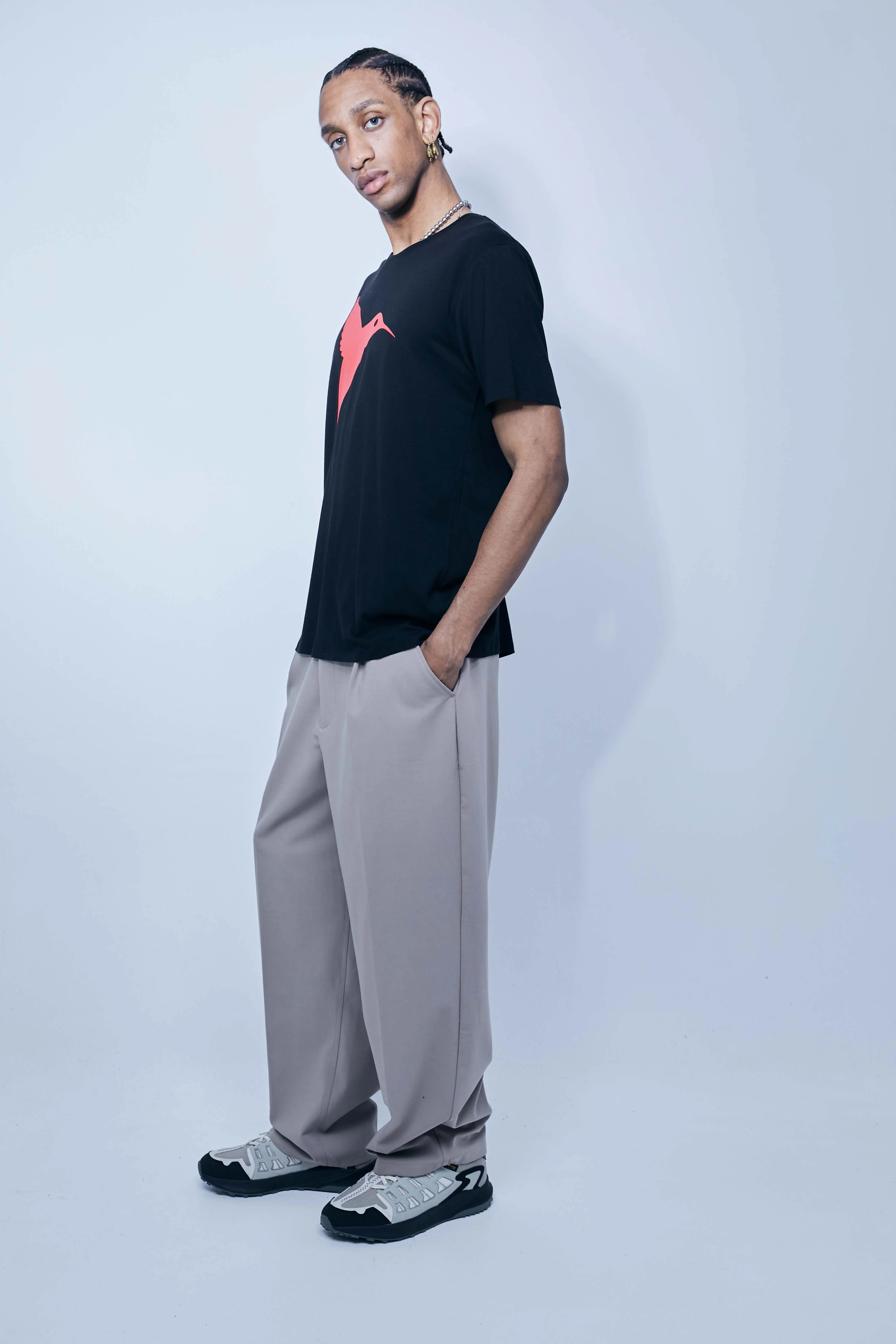 Ushuaïa Logo Tee – SS24 – Black - Image 3