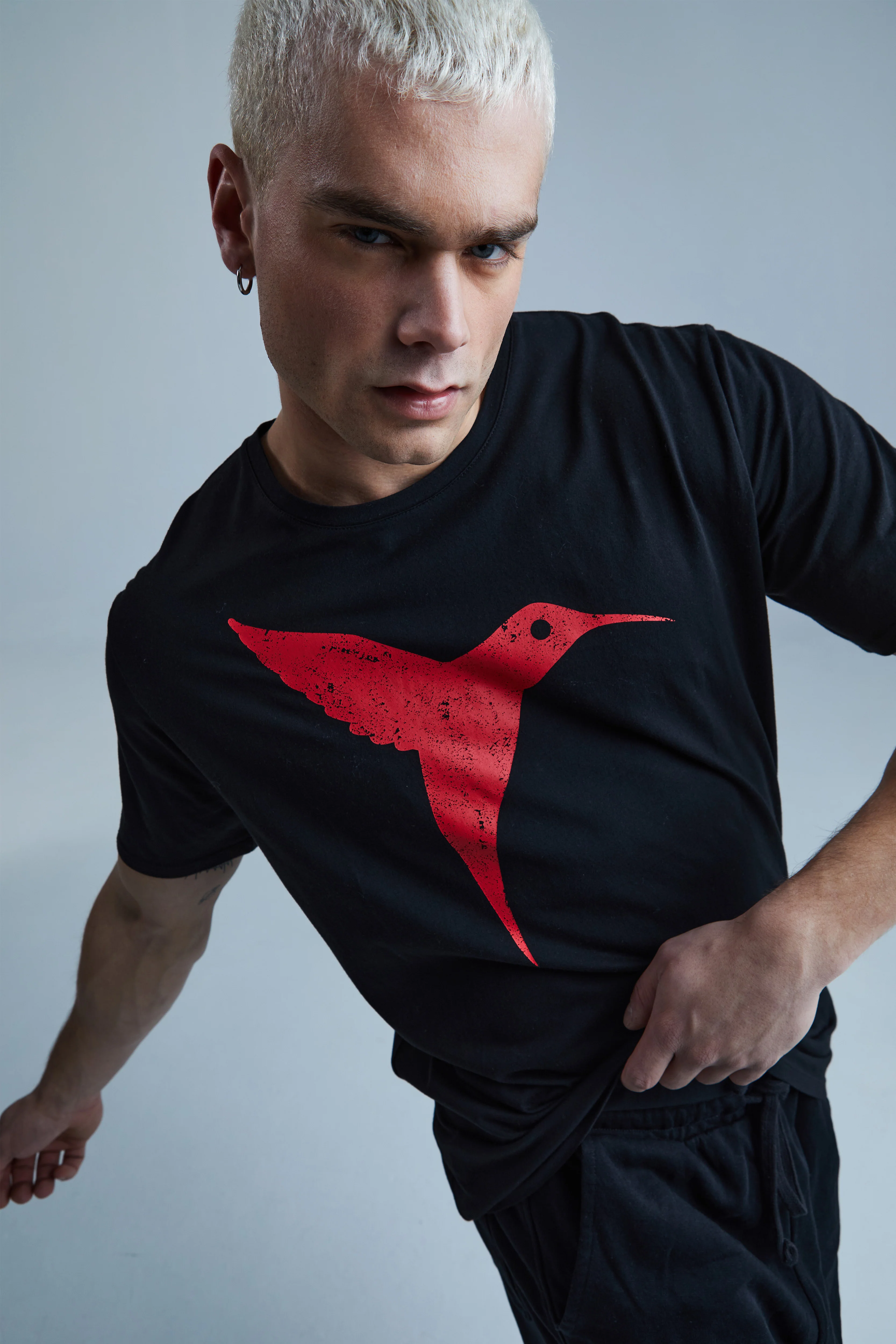 Ushuaïa Logo Tee – SS23 – Black (Cracked) - Image 4