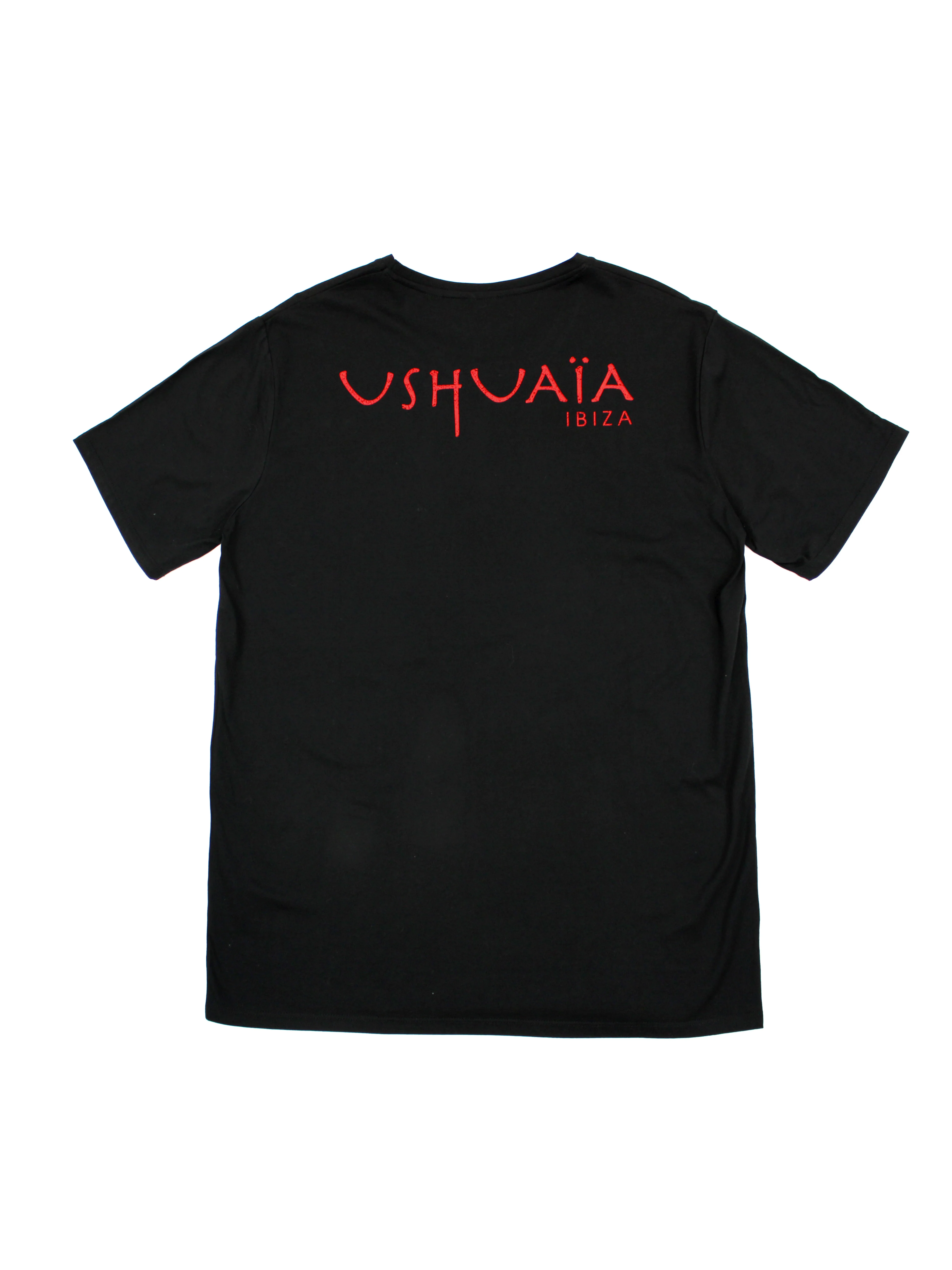 Ushuaïa Logo Tee – SS23 – Black (Cracked) - Image 7