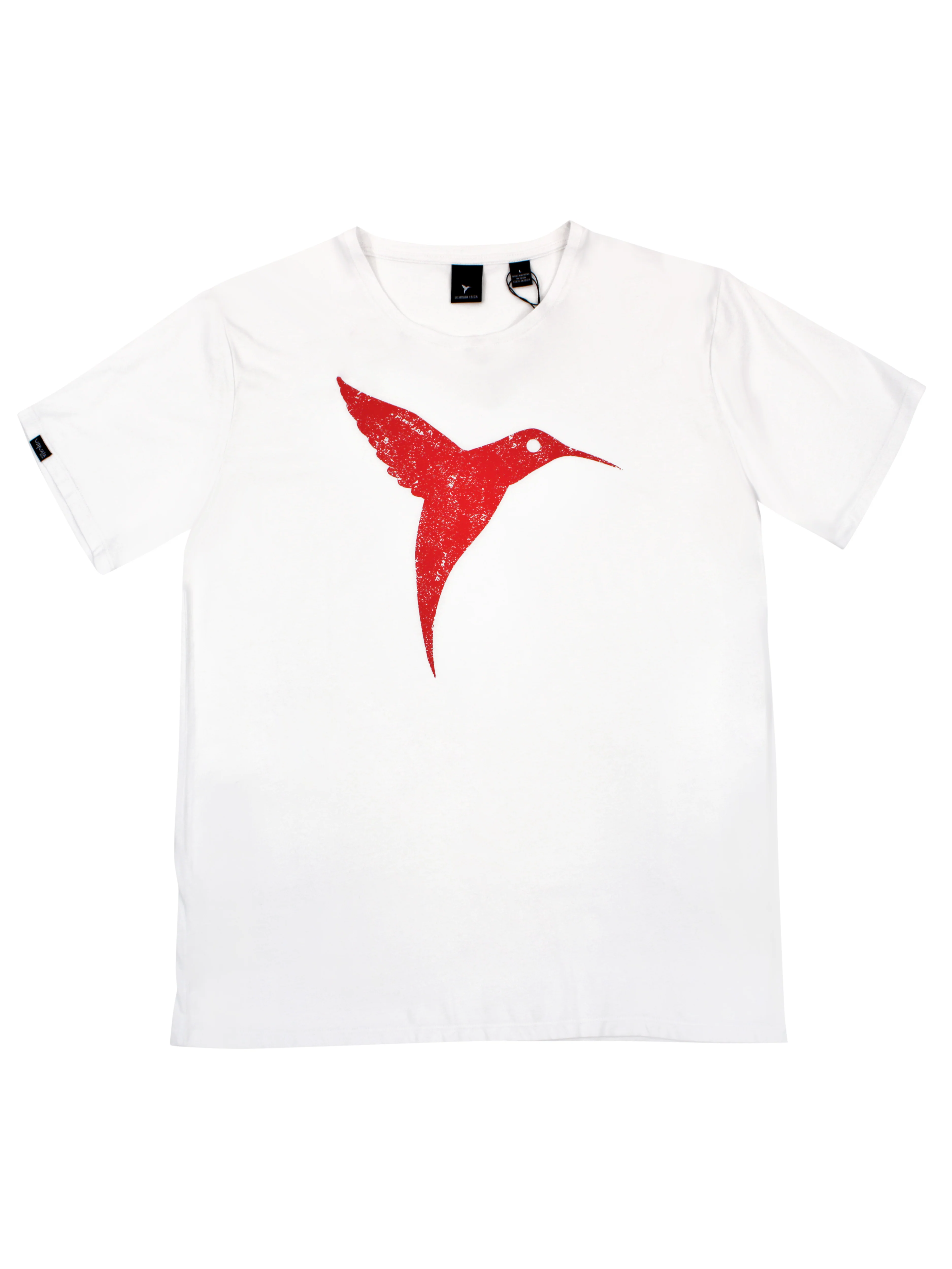 Ushuaïa Logo Tee – SS23 – White (Cracked) - Image 6