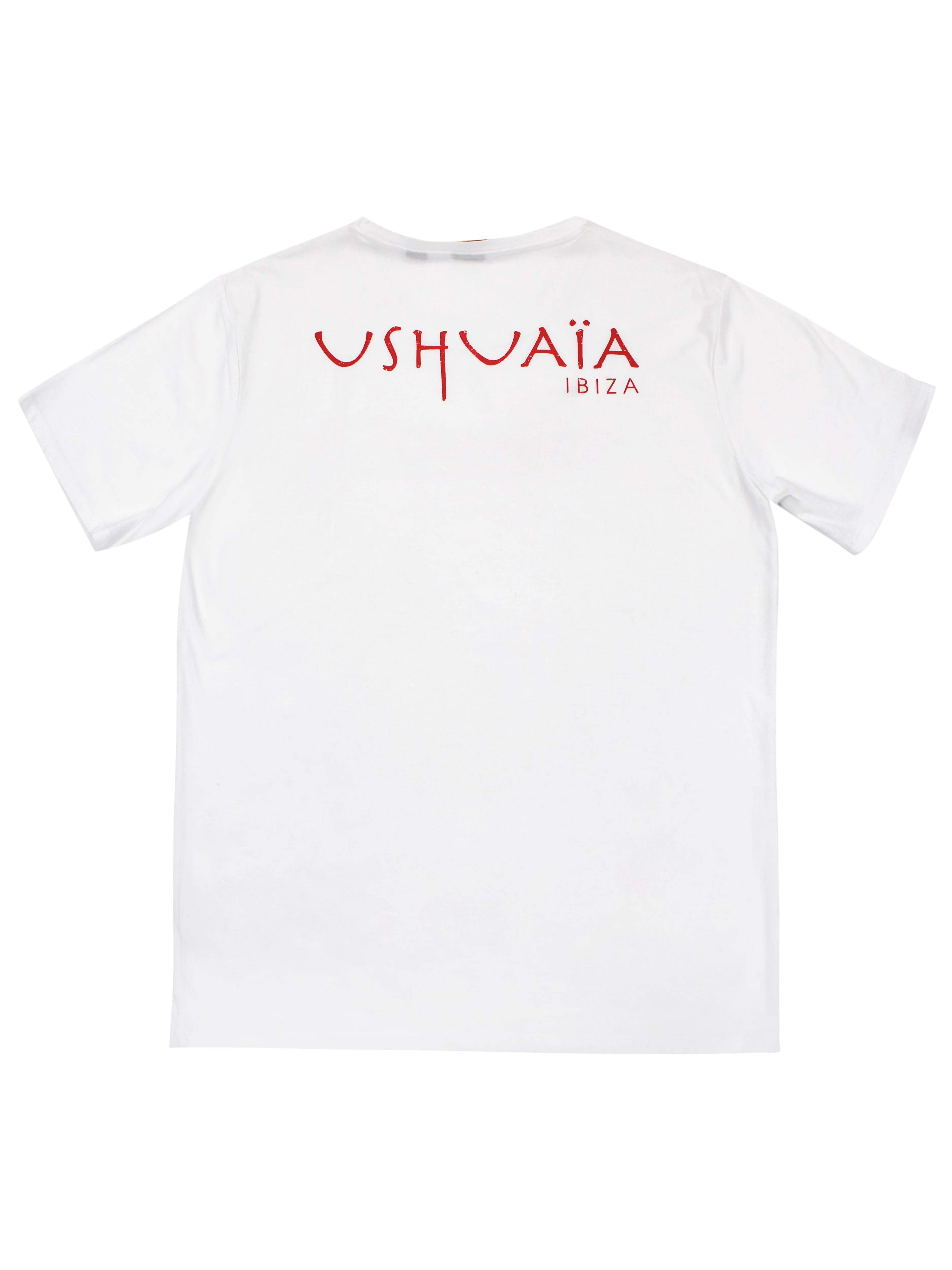 Ushuaïa Logo Tee – SS23 – White (Cracked) - Image 7